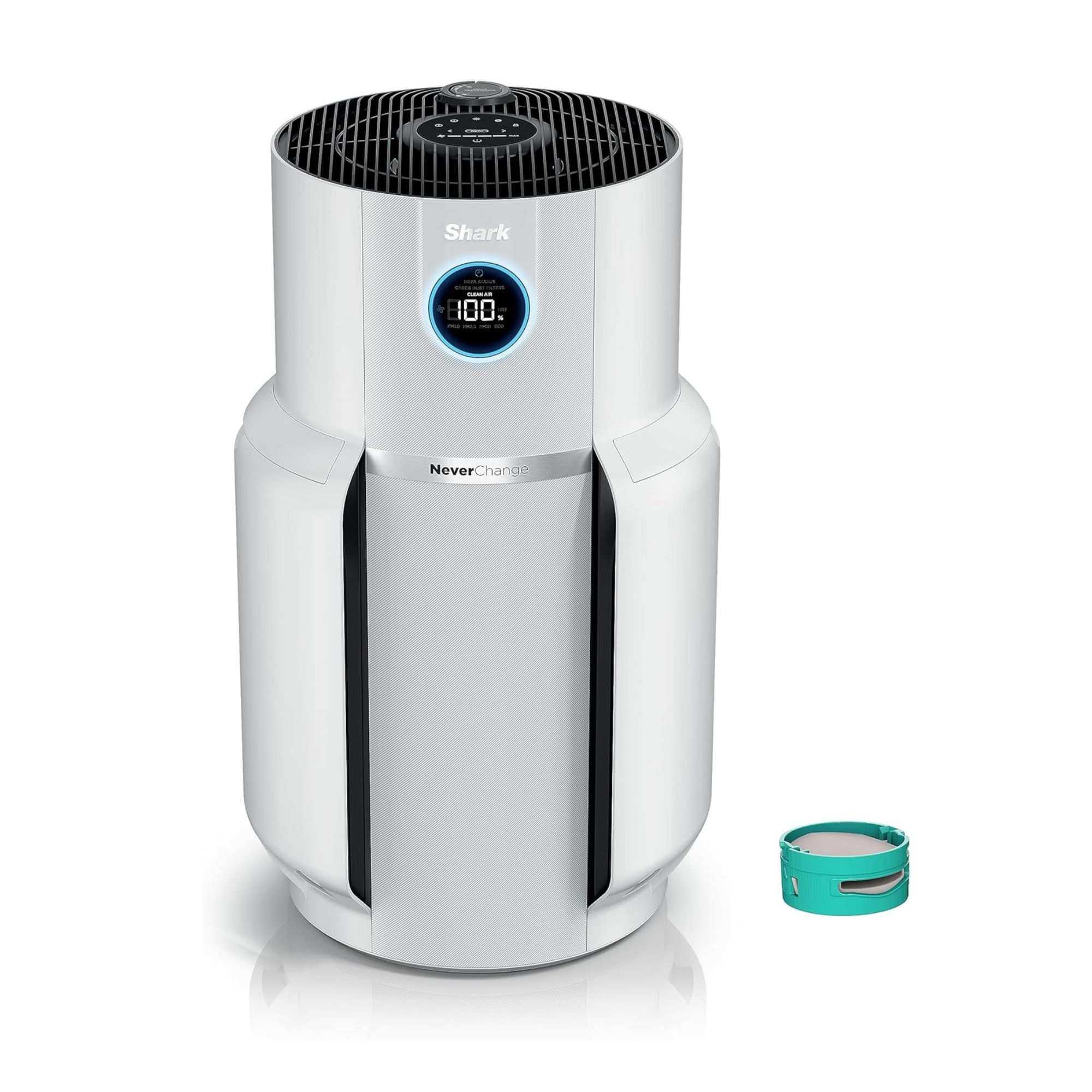 Shark NeverChange Air Purifier against a white background.