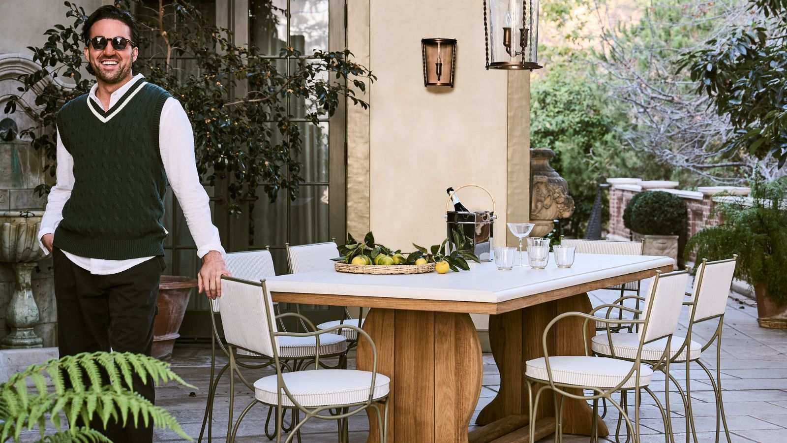 Jake Arnold's L.A.-meets-London outdoor collection with Crate & Barrel is giving me the motivation to springboard my new season patio makeover