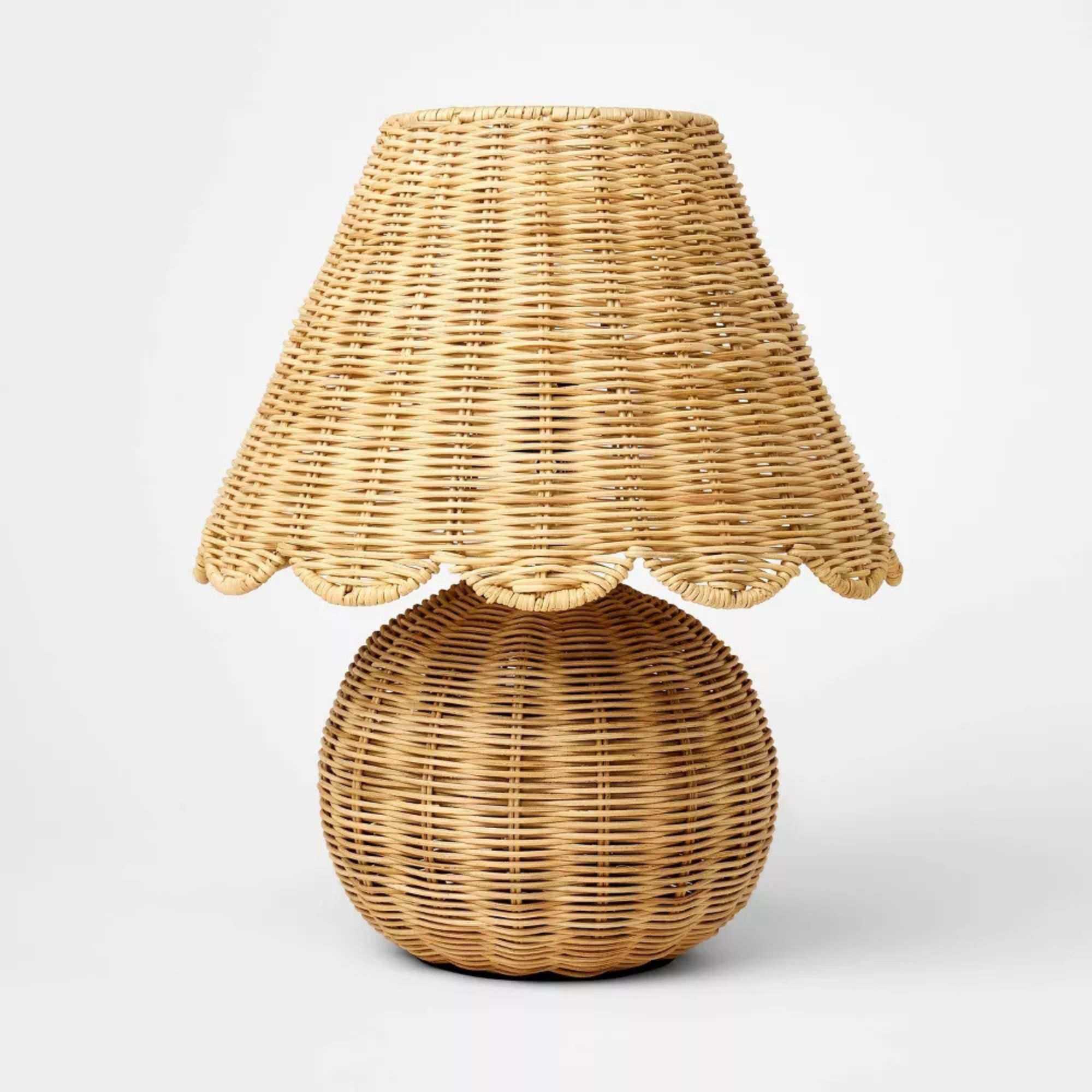 Target, Table Lamp with Woven Base and Woven Shade - Threshold&trade; designed with Studio McGee