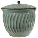 Sunnydaze Decor Garden Metal Hose Pot Lid &amp; Reviews | Wayfair