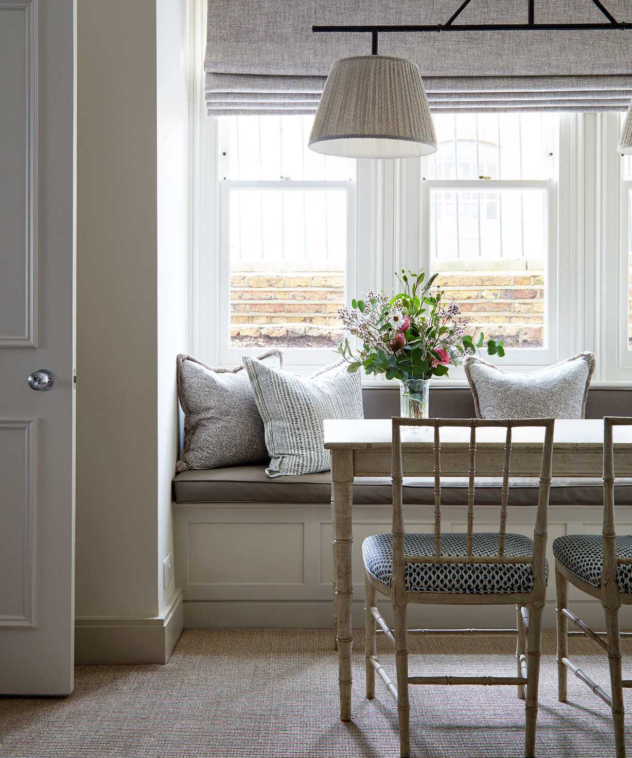 Neutral playroom in elegant period London townhouse