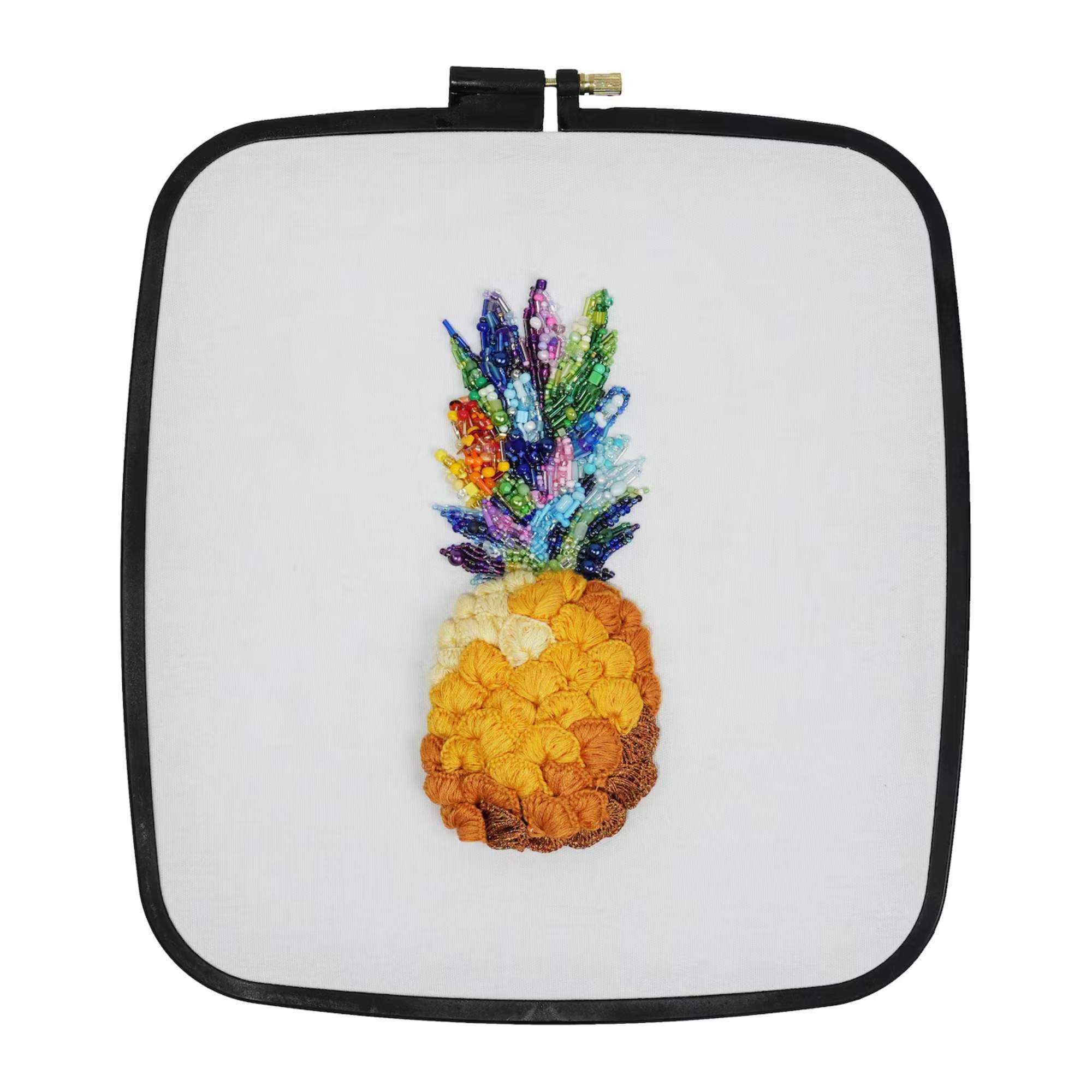 a beaded pineapple
