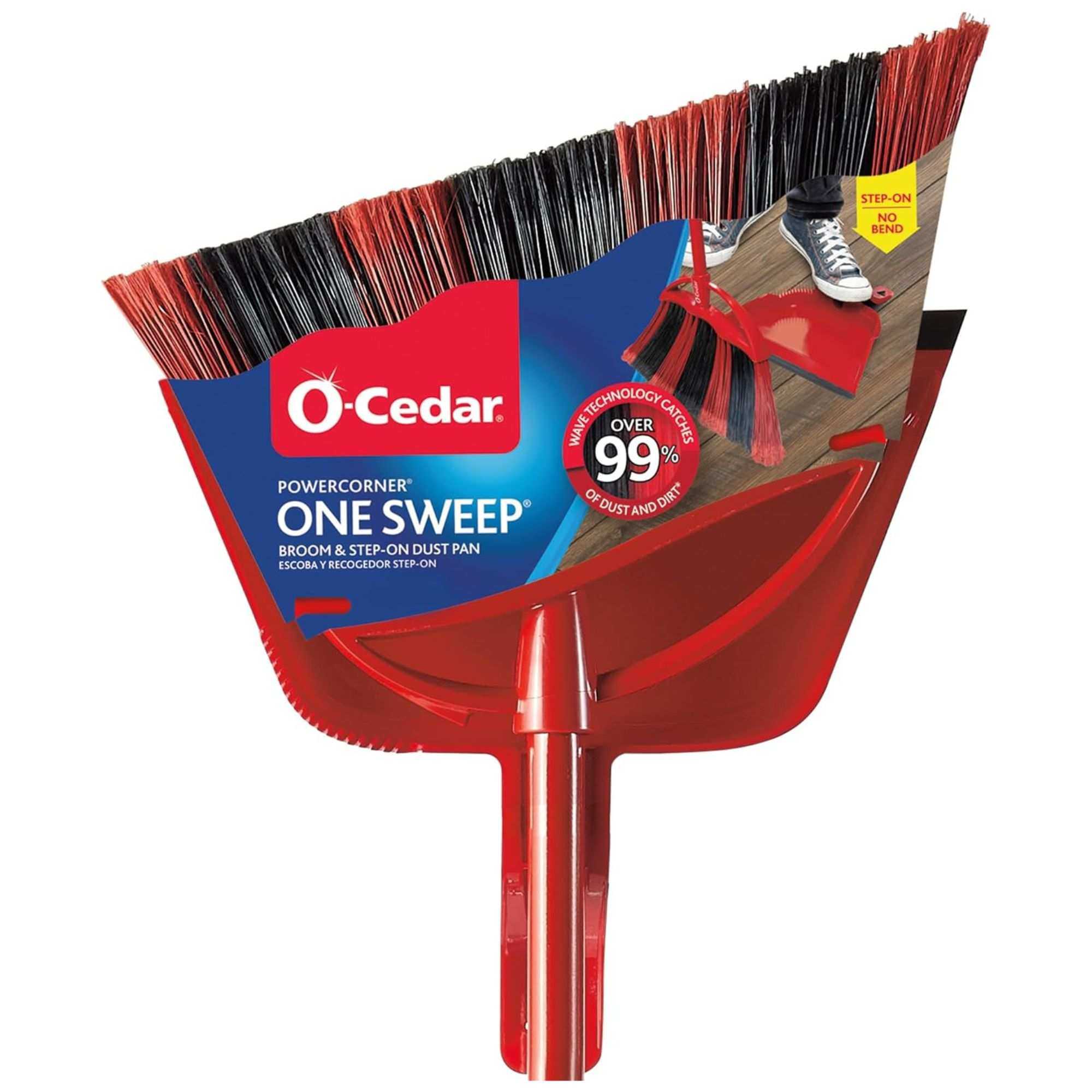 A red brush with black and red bristles