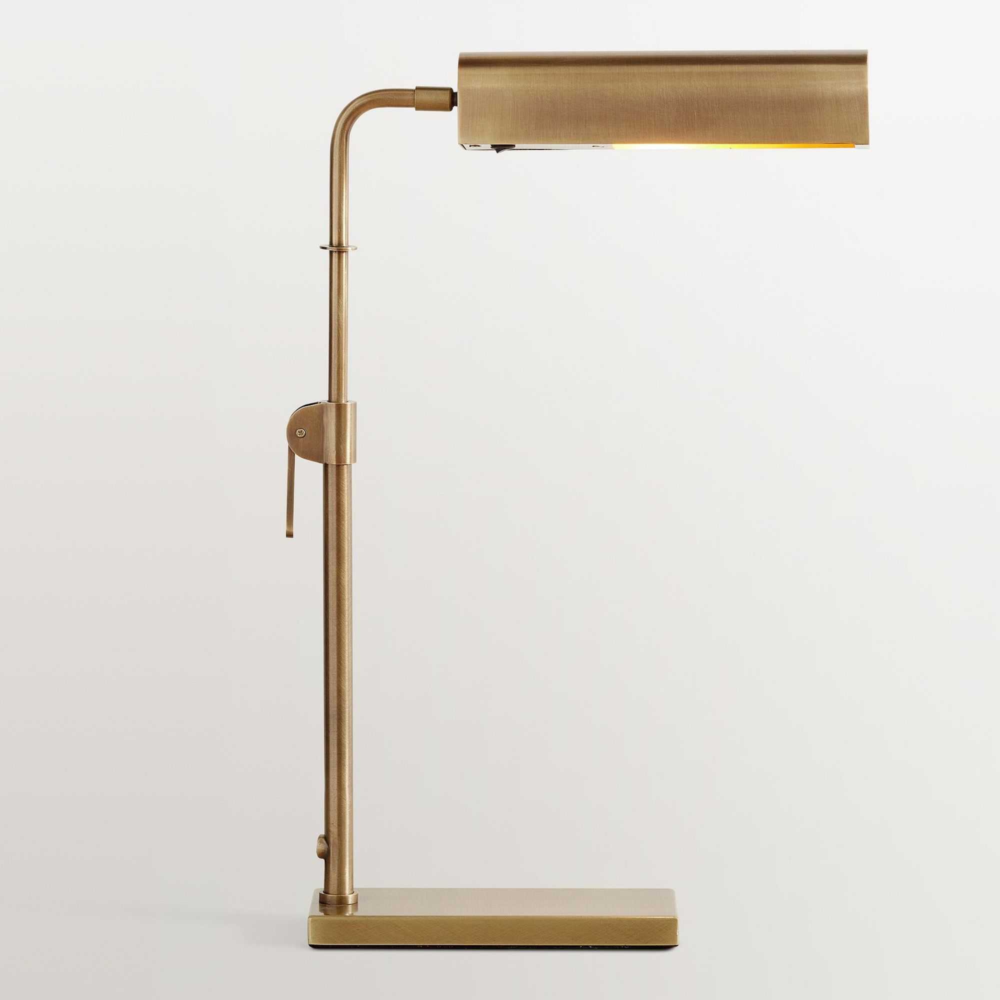 Pottery Barn, Sherman Task Lamp (Vintage Brass)