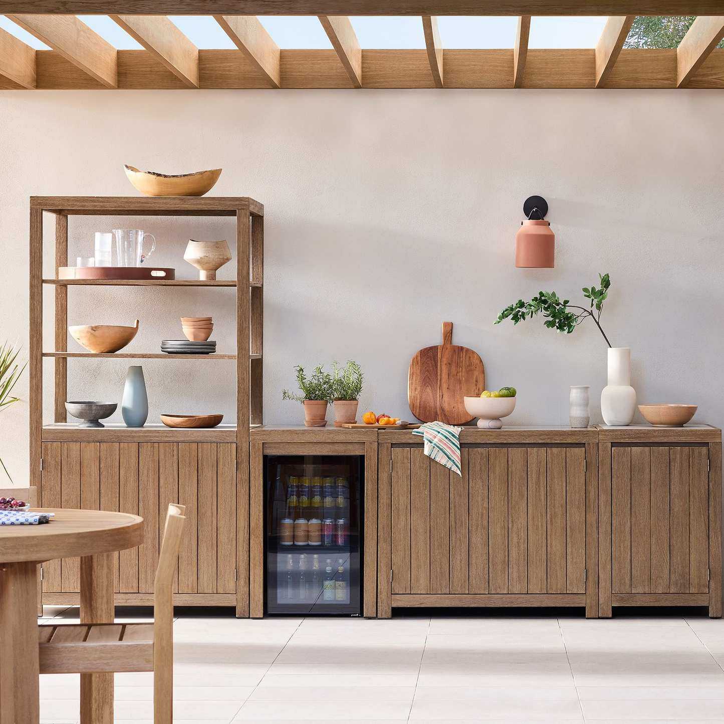 west elm outdoor kitchen