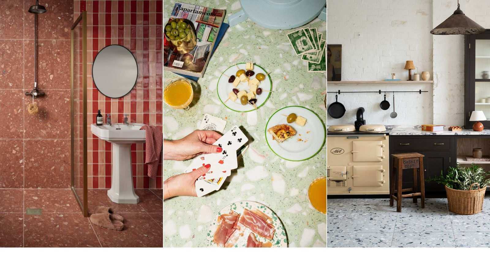 Interior designers say this dated tile trend is making a reappearance in 2024 – is terrazzo back on trend again?