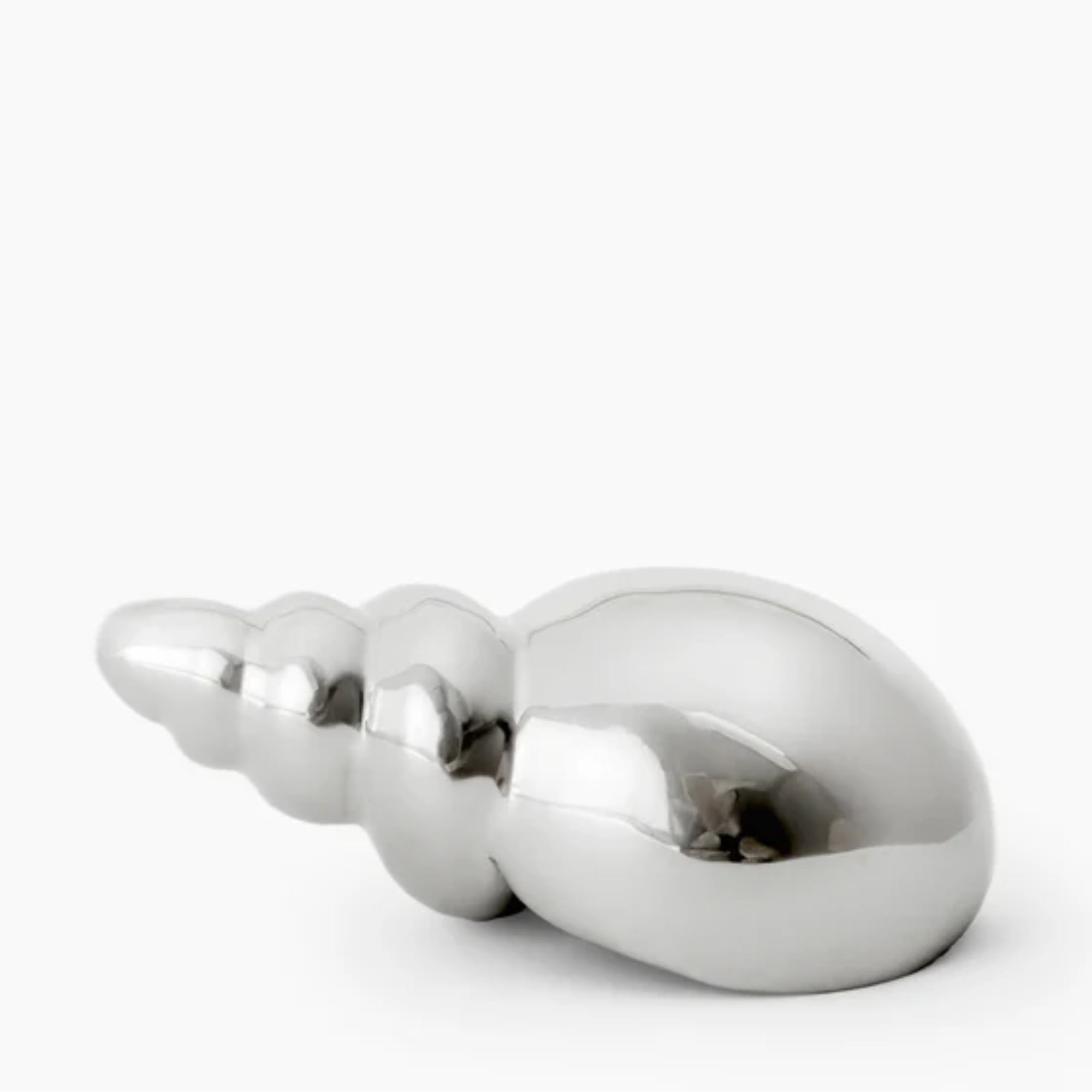 mcgee &amp; co silver shell ornament