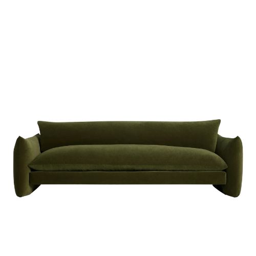 Lulu &amp; Georgia, Banks Sofa, Loden Velvet 84"