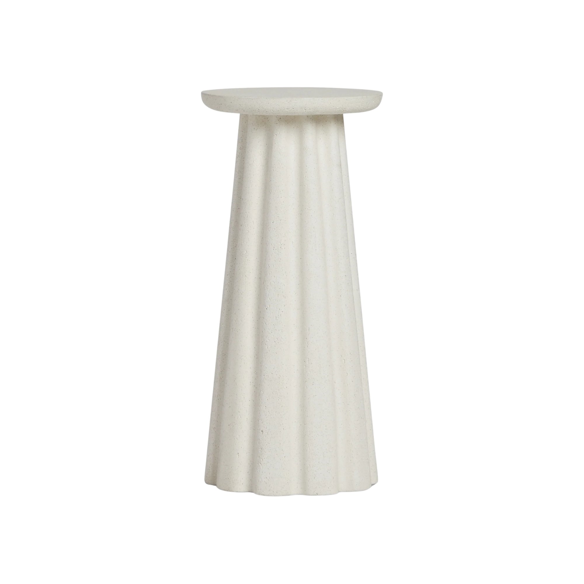 a white drink table