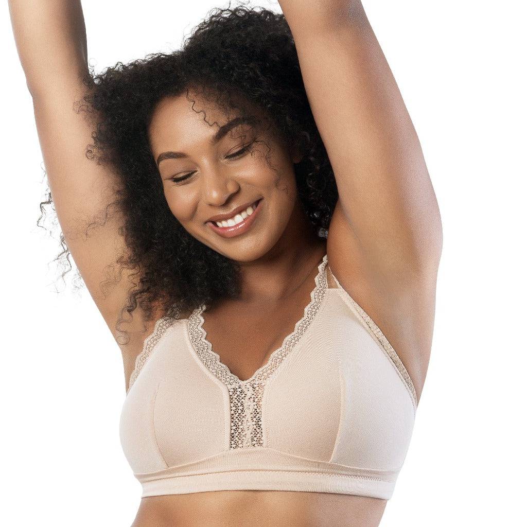 lacy comfortable wireless bra