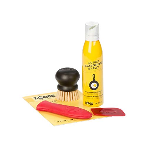 Lodge Seasoned Cast Iron Care Kit 5-Piece Set, One Size, Assorted