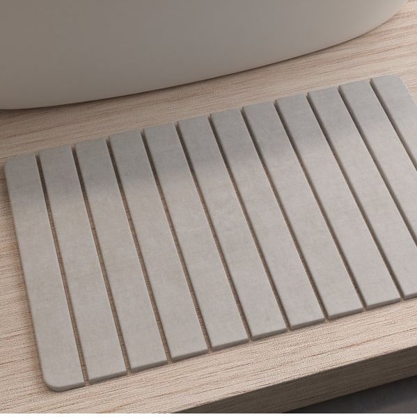 Latitude Run&reg; Diatomite Quick-Dry Stone Bath Mat - 34" X 21" (large) &amp; Reviews | Wayfair
