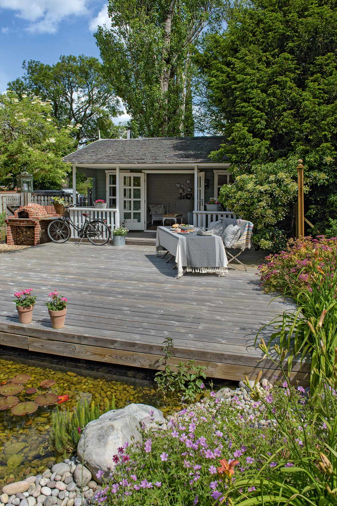 raised patio deck ideas