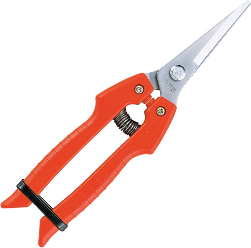 Red pruning snips product shot