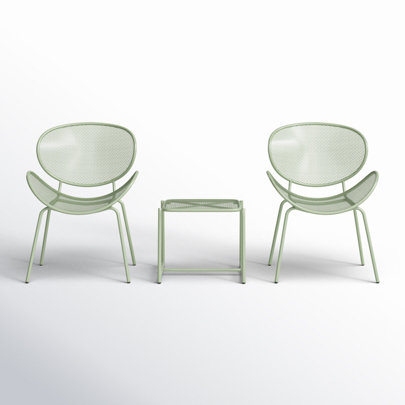 Wade Logan&reg; Aynslie 3 Piece Seating Group &amp; Reviews | Wayfair