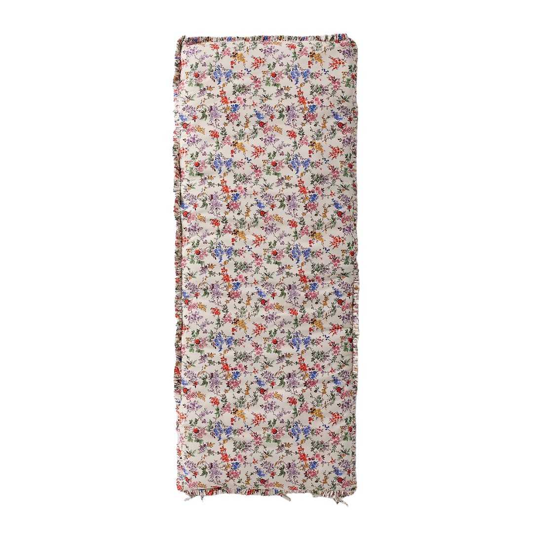 Anthropologie, Cotton Printed Ruffle Sofa Topper