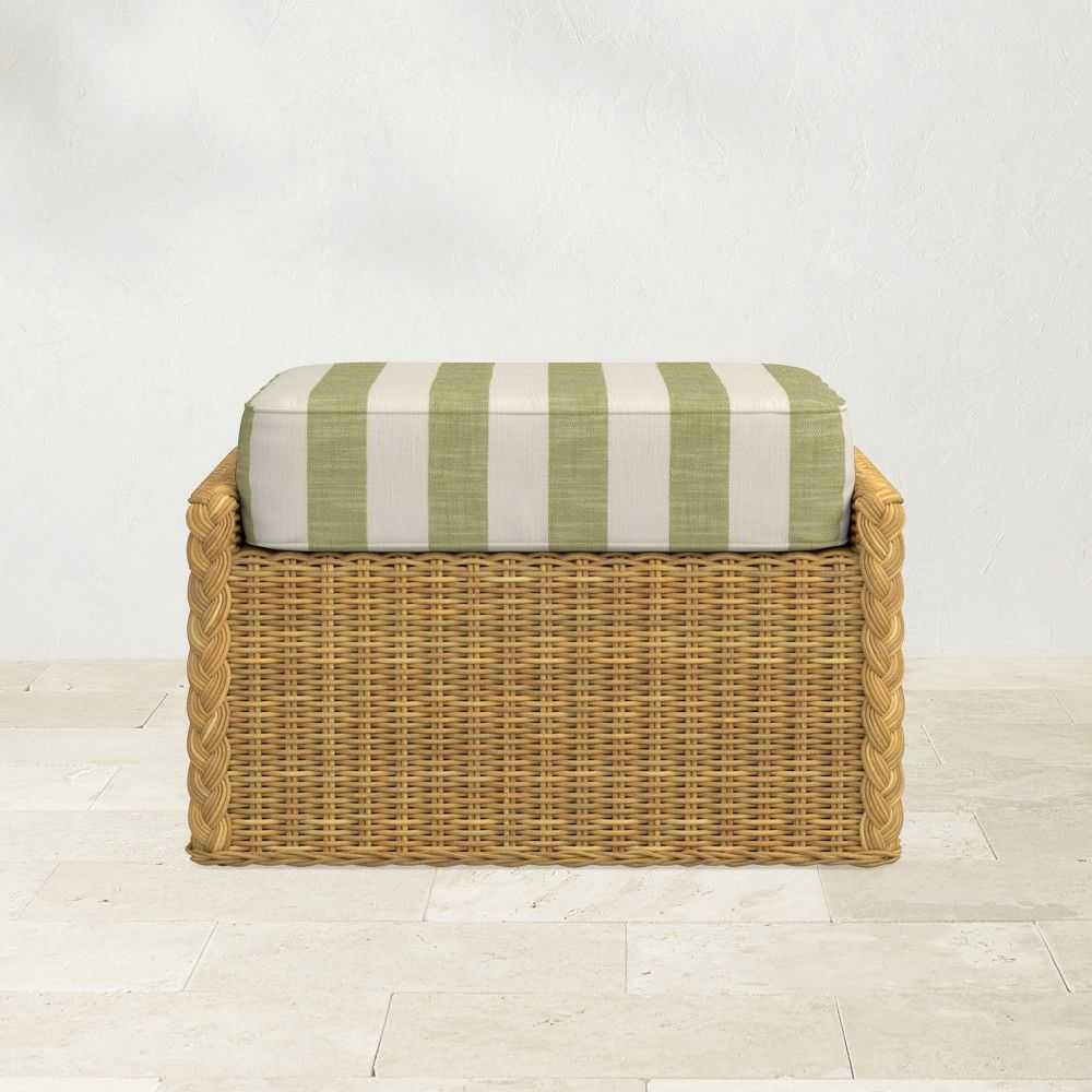 AERIN East Hampton Coffee Table Ottoman