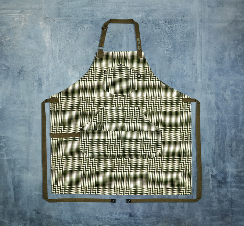 Eco Modern Apron (houndstooth-Forest) &mdash; Default Title