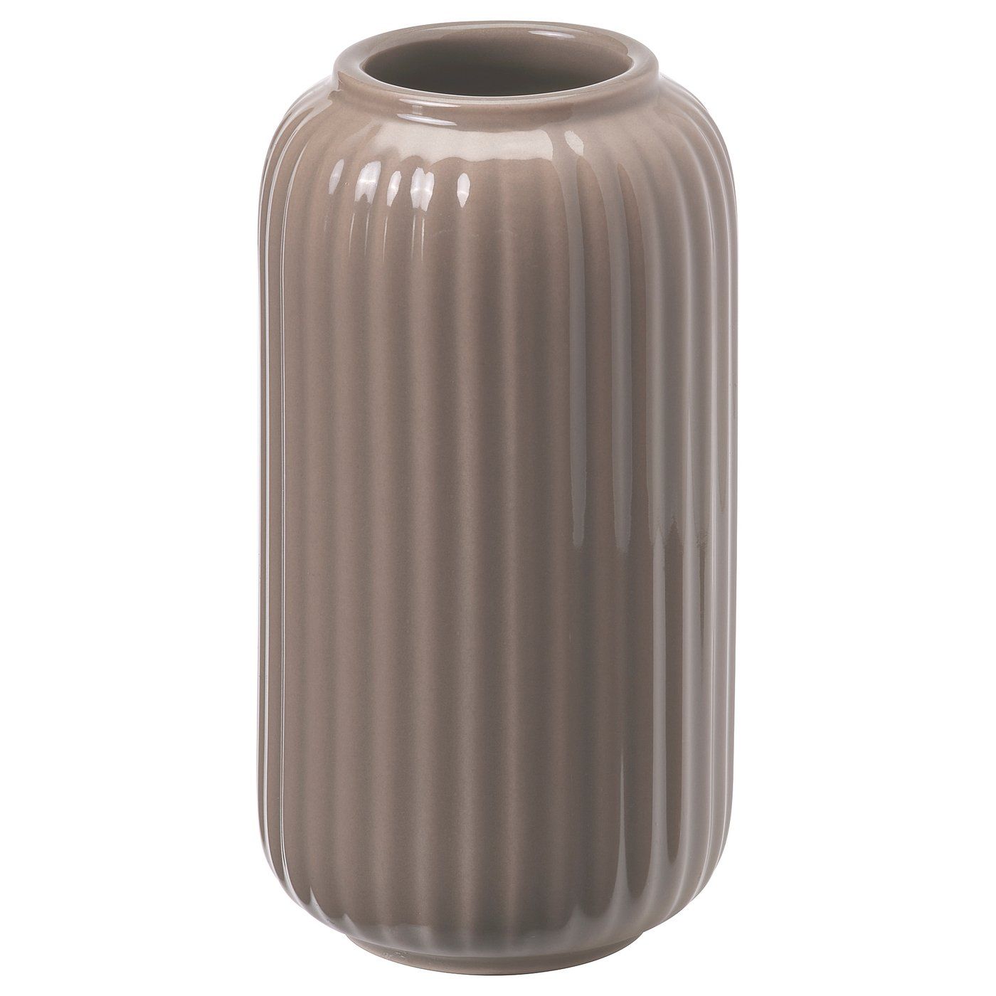 Stilren Vase - Dark Gray-Beige 4 &frac34; "
