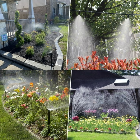 Bshapplus&reg; Garden Irrigation System,139 Pack+164ft Tubing Hose Drip Irrigation Kit,automatic Irrigation Set With Adjustable Nozzles Drippers,saving Water for Garden Greenhouse Patio Lawn