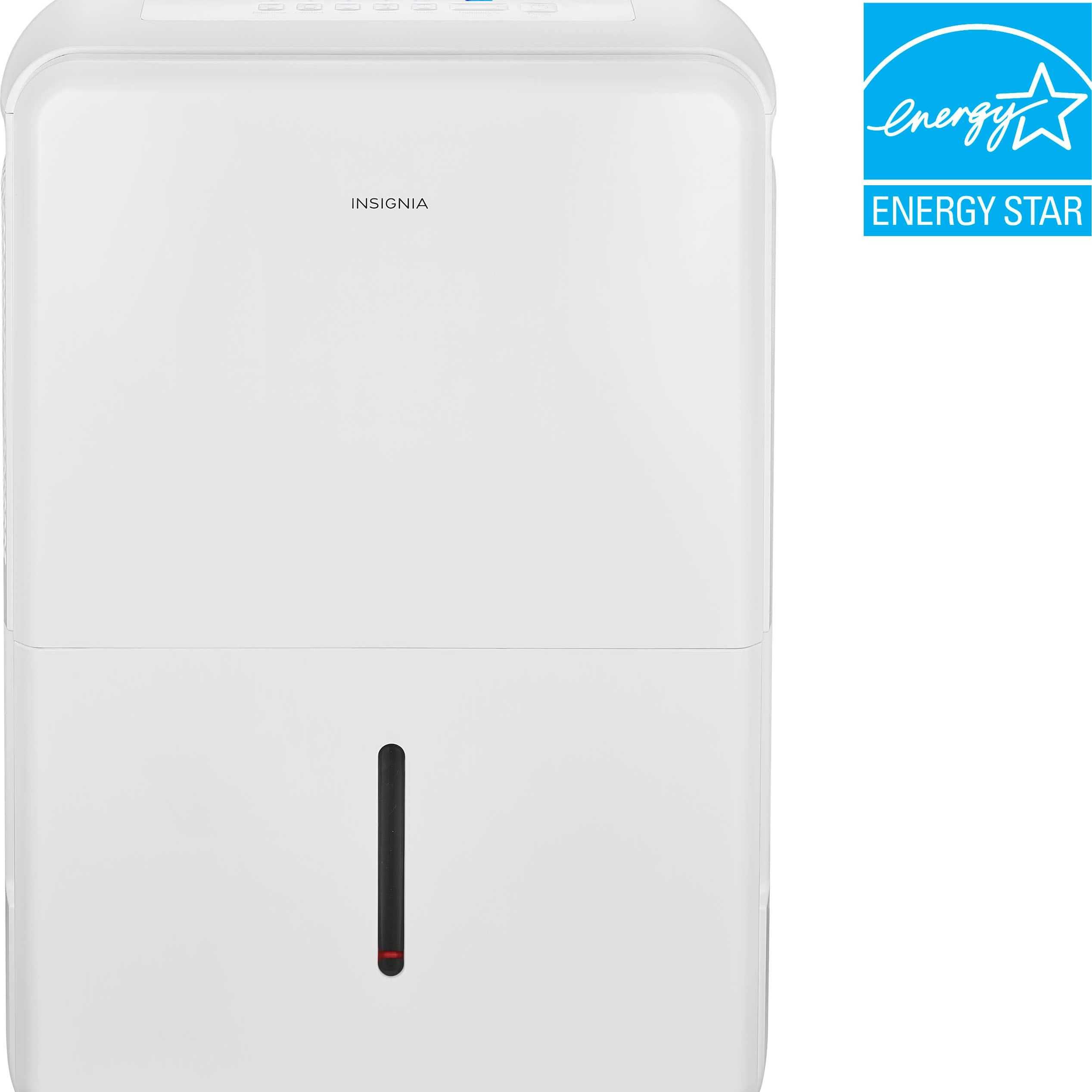 Insignia&trade; - 35-Pint Dehumidifier With Energy Star Certification - White