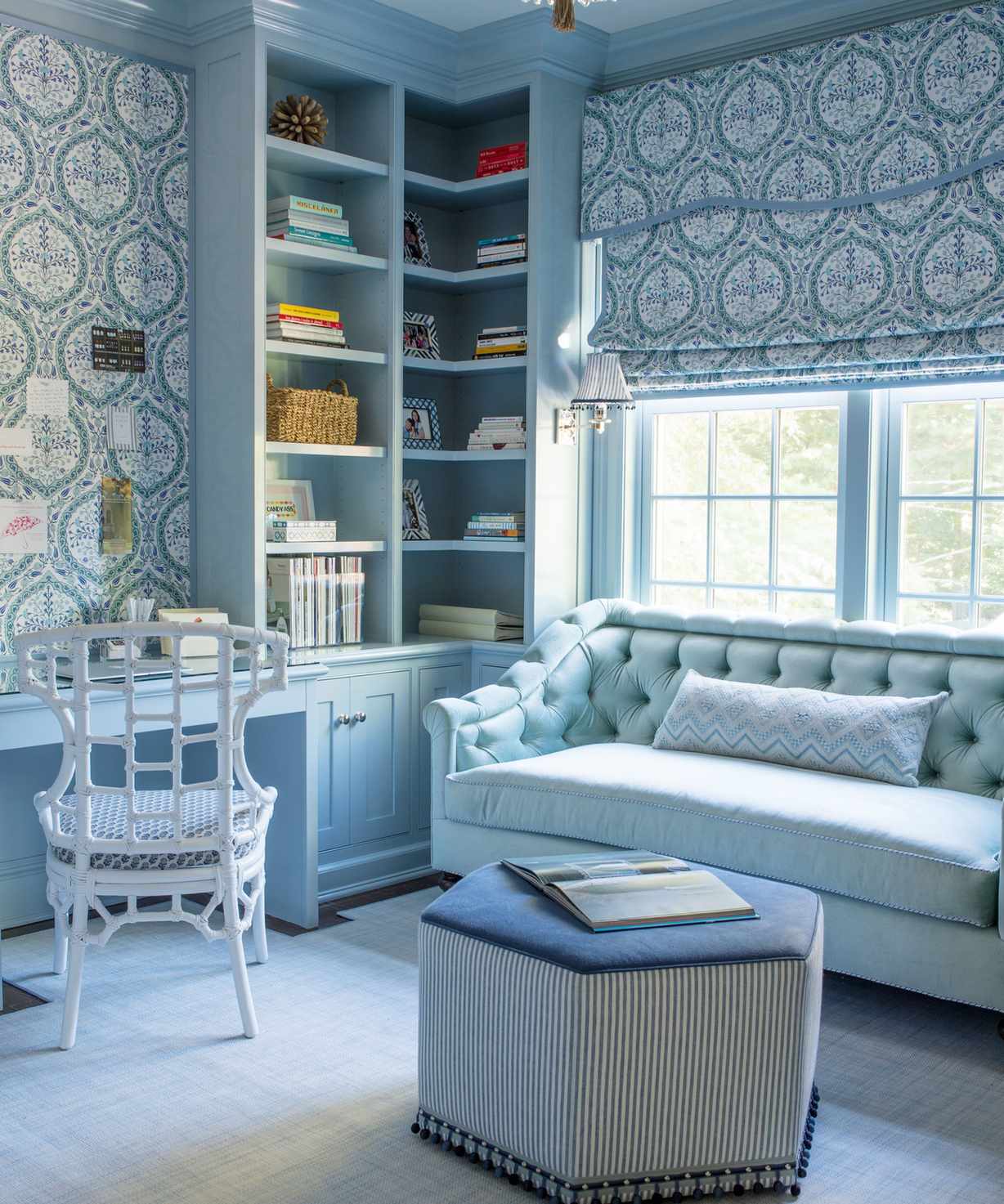 Home office with sofa