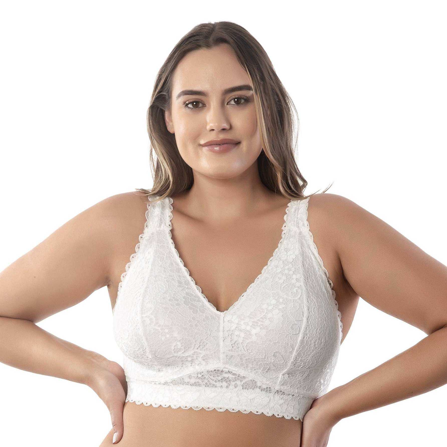 supportive lace wireless bralette