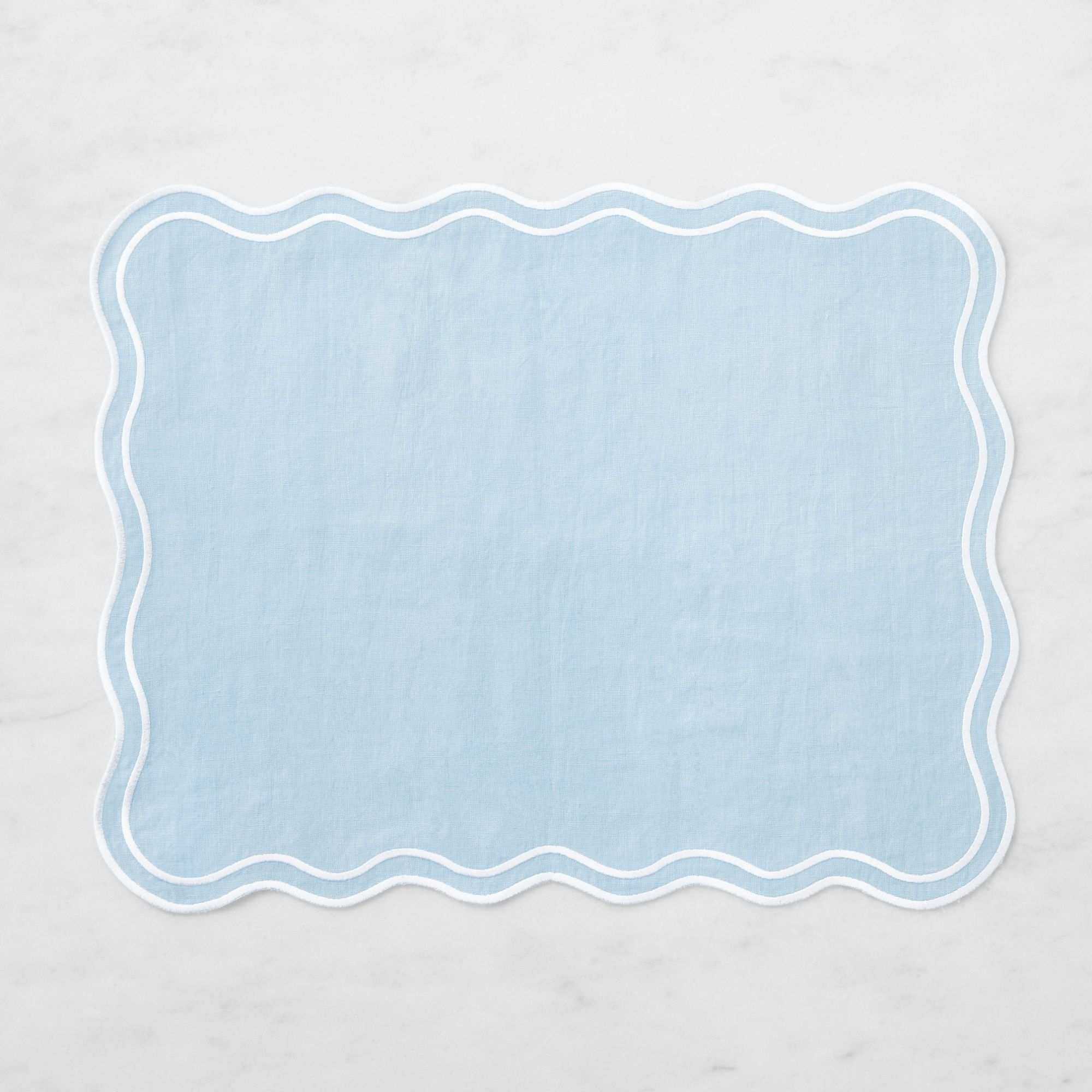 AERIN x Williams Sonoma Scalloped Placemats, Set of 4