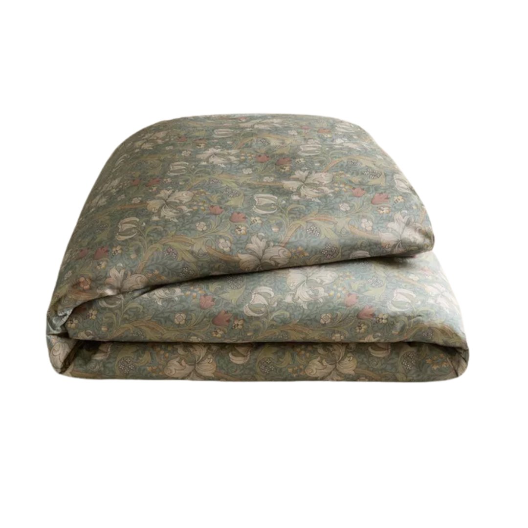 Morris &amp; Co. Cotton Sateen Duvet Cover