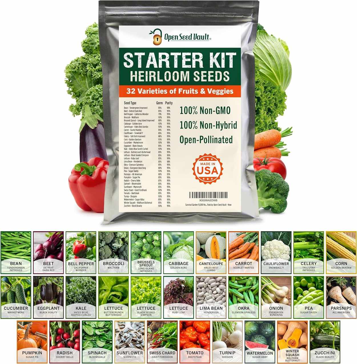 Heirloom Vegetable Seeds