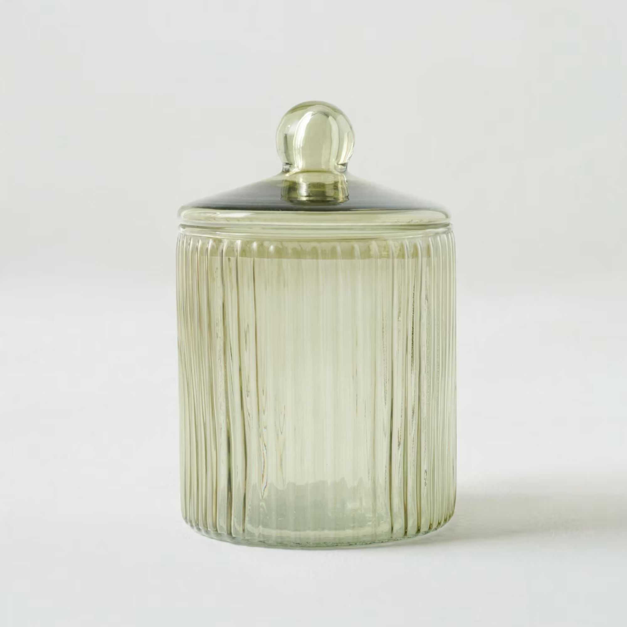 Arlo Ribbed Glass Canister