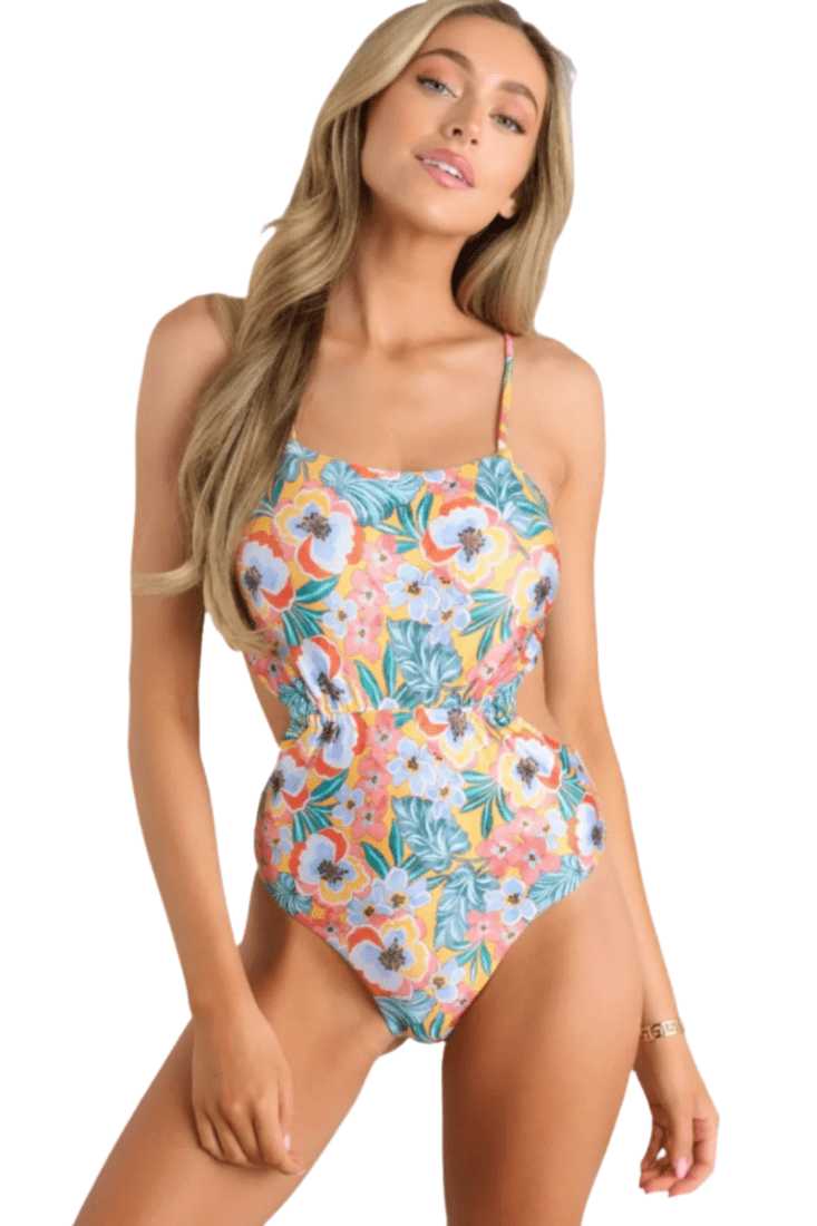Lilo Vintage Floral One Piece Swimsuit - OLIVIA PAISLEY 