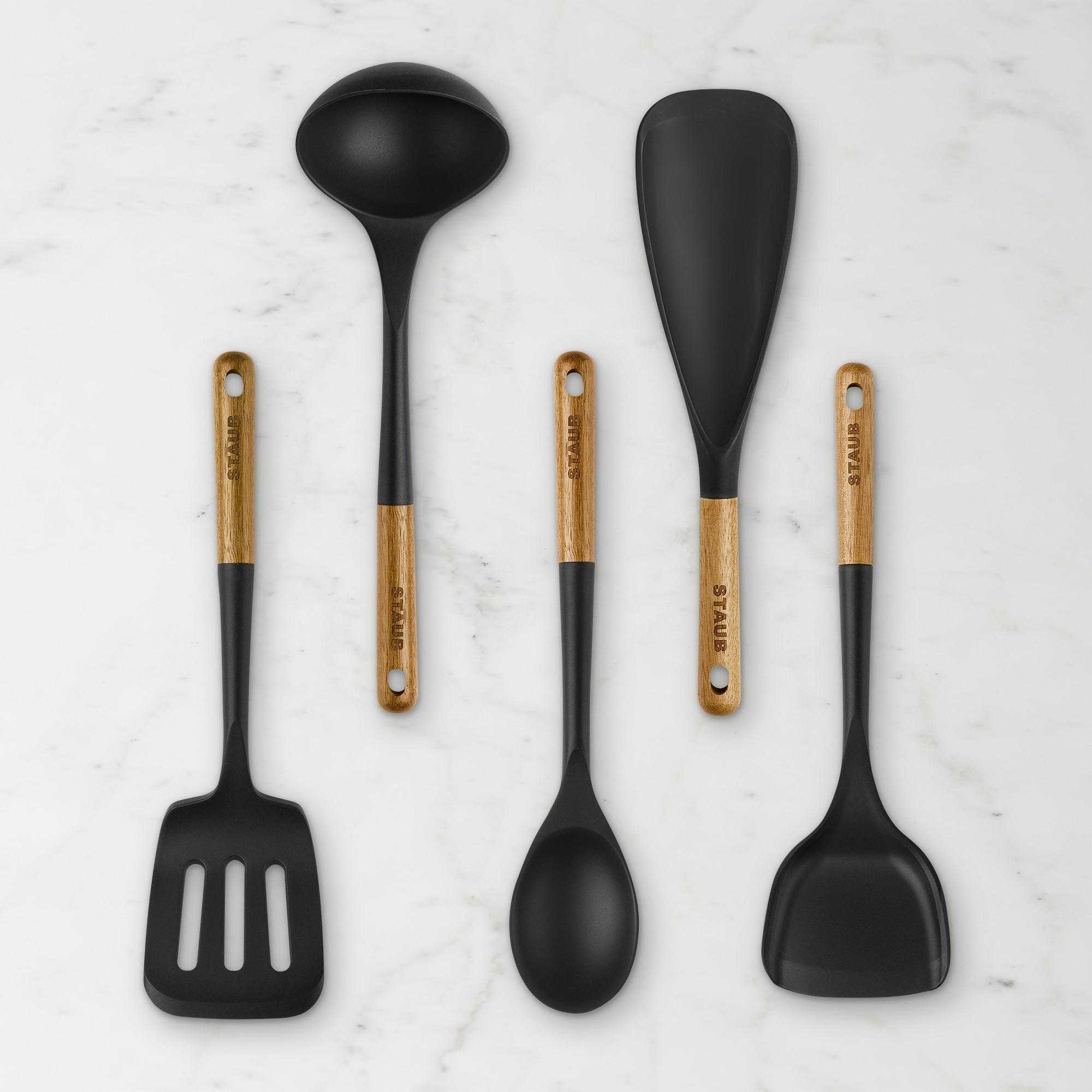 STAUB black silicone kitchen tools