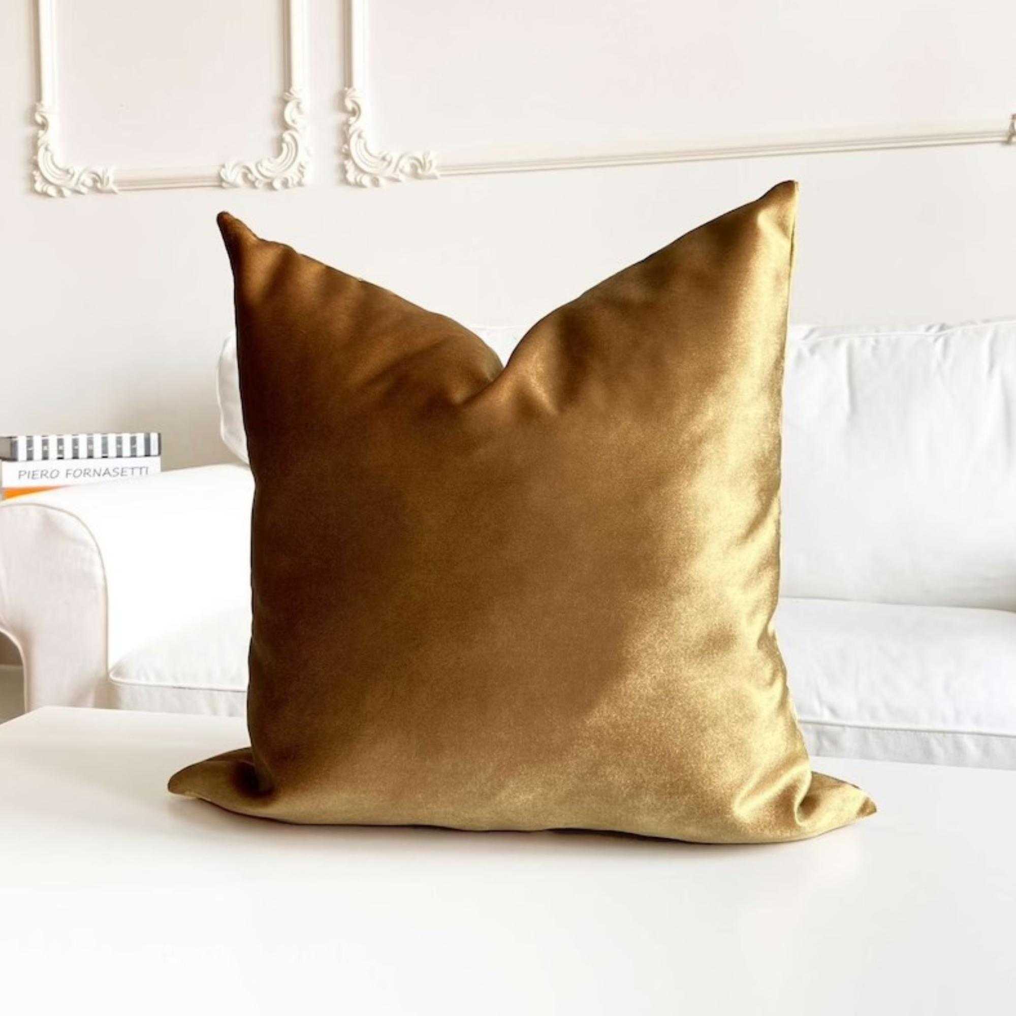 Gold pillow