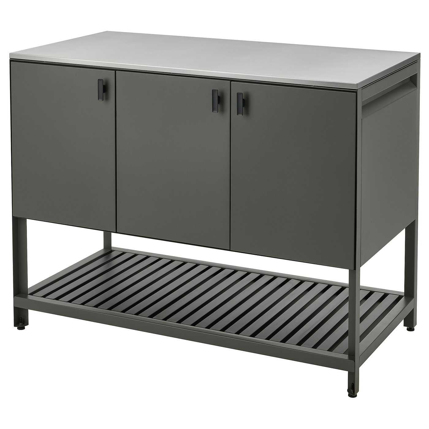 B&Aring;tsk&Auml;r Closed Kitchen Unit - Outdoor/dark Gray 47 1/4x23 5/8 "