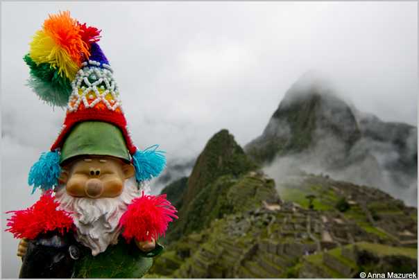 Machu Picchu and a Gnome - Travel Like Anna